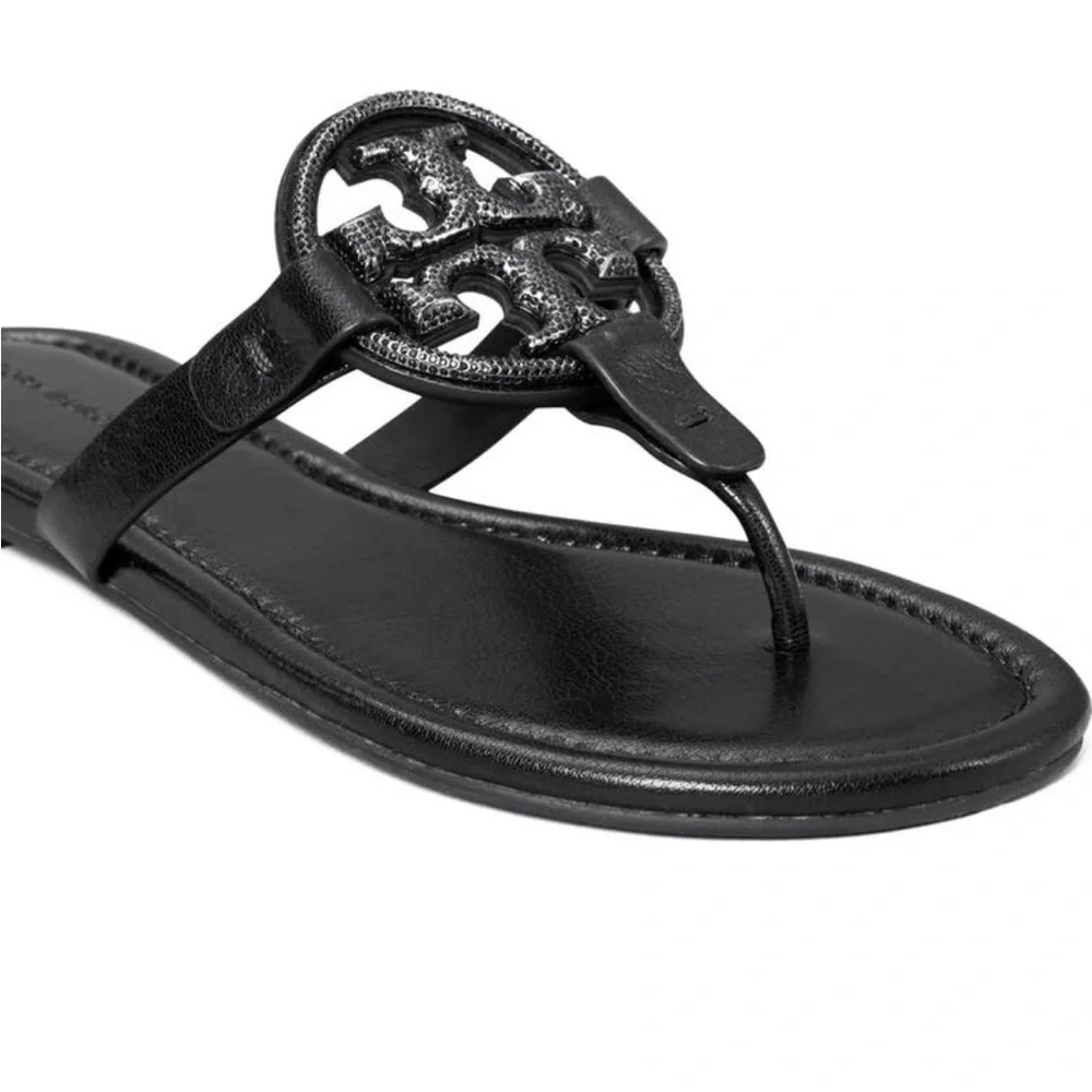 New Tory Burch Miller Pave Leather Sandal - Picture 13 of 13